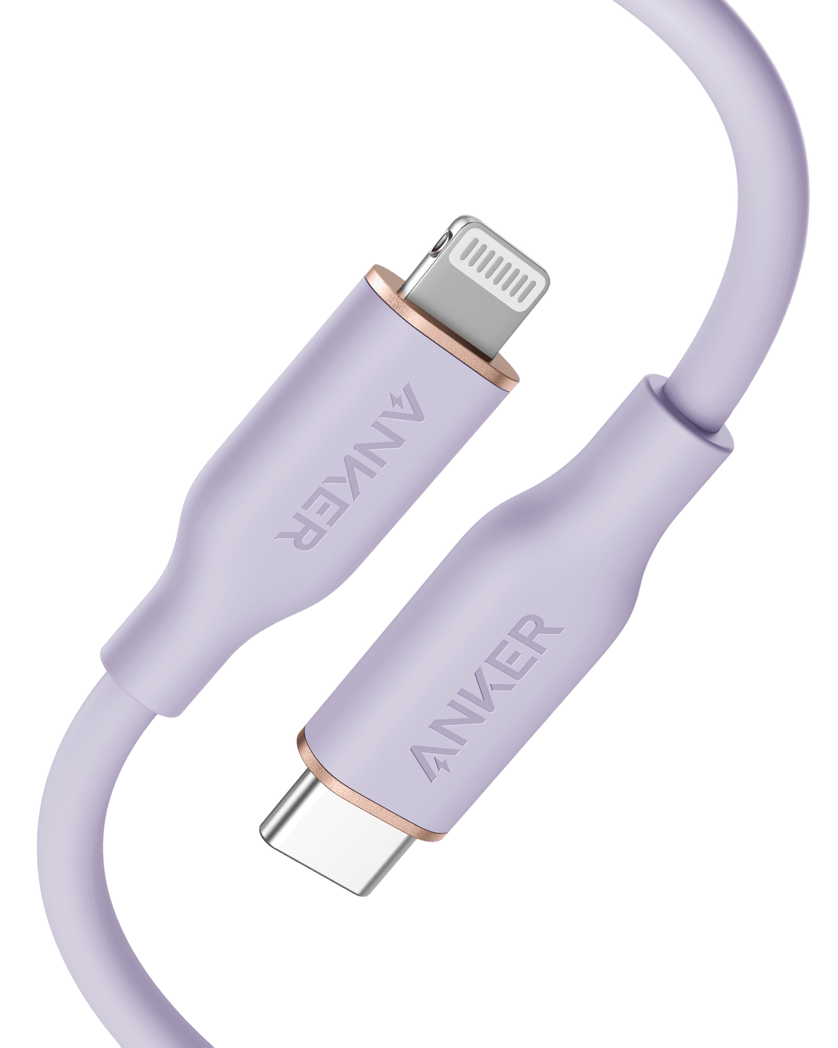 Refurbished Anker 641 USB-C to Lightning Cable (Flow, Silicone)